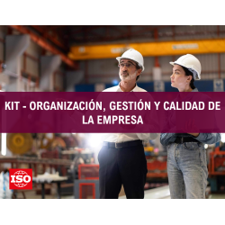 KIT - ORGANIZACIÓN, GESTIÓN Y CALIDAD DE LA EMPRESA (NORMAS ISO)