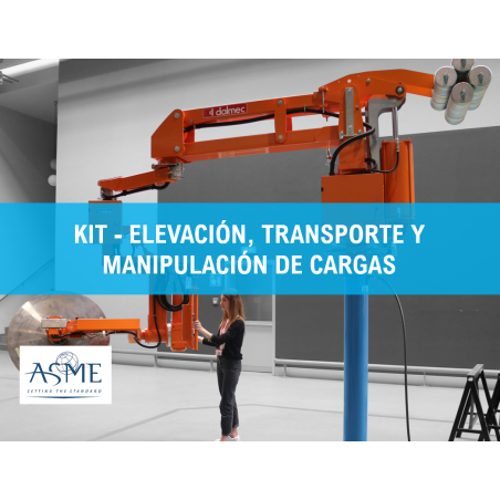 KIT - ELEVACIÓN, TRANSPORTE Y MANIPULACIÓN DE CARGAS (NORMAS ASME)