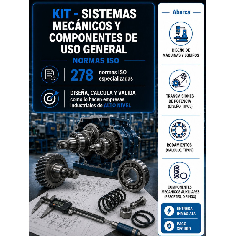 KIT - SISTEMAS MECÁNICOS Y COMPONENTES DE USO GENERAL