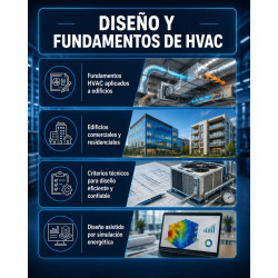 KIT - DISEÑO DE SISTEMAS HVAC PARA EDIFICIOS Y EFICIENCIA ENERGÉTICA (NORMAS ASHRAE)