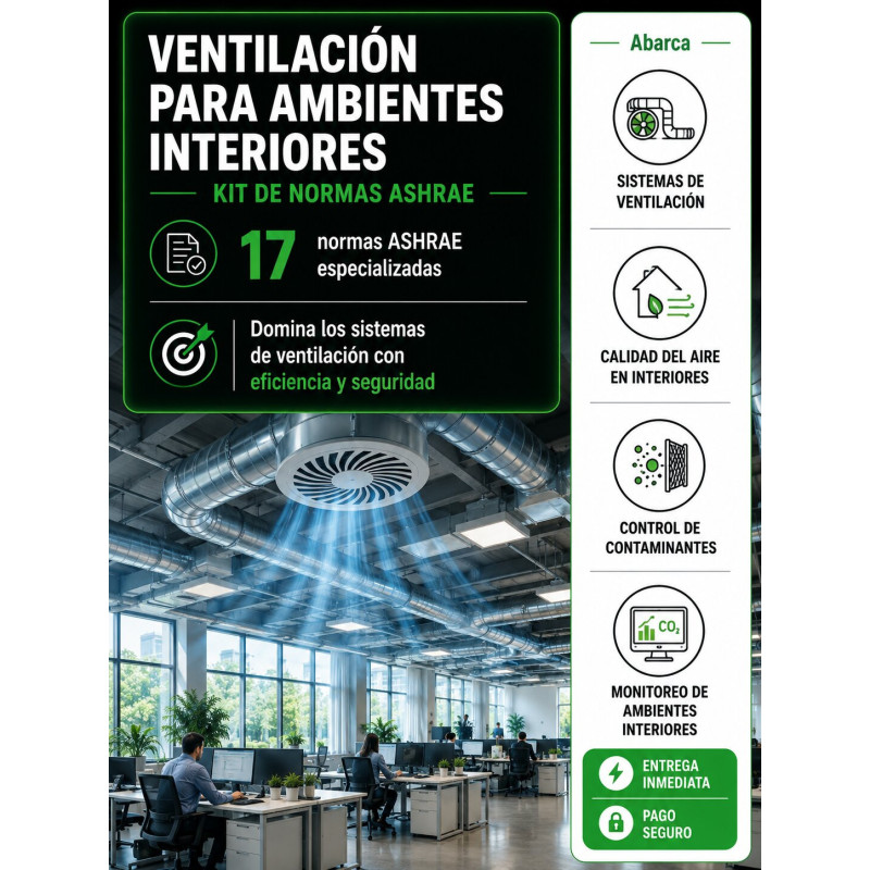 KIT - VENTILACIÓN PARA AMBIENTES INTERIORES