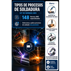 KIT – TIPOS DE PROCESOS DE SOLDADURA (NORMAS AWS)