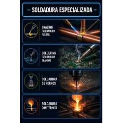 KIT – TIPOS DE PROCESOS DE SOLDADURA (NORMAS AWS)