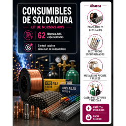 KIT - CONSUMIBLES DE SOLDADURA (NORMAS AWS)
