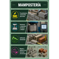 KIT – MATERIALES Y PROCEDIMIENTOS PARA MAMPOSTERIA (NORMAS NMX)